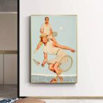 poster di tennis vintage 1