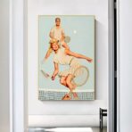 poster di tennis vintage 1