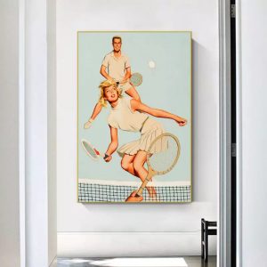 poster di tennis vintage 1