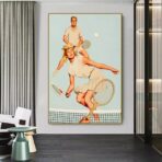 poster di tennis vintage 1