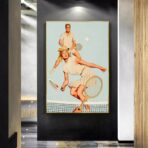 poster di tennis vintage 1