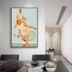 poster di tennis vintage 1