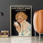 poster della toilette vintage 1