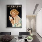 poster della toilette vintage 1