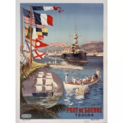 poster tolone vintage