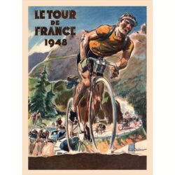 poster vintage del tour de france 1