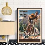 poster vintage del tour de france 1