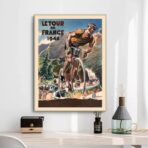 poster vintage del tour de france 1