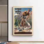 poster vintage del tour de france 1