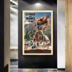 poster vintage del tour de france 1