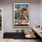 poster vintage del tour de france 1