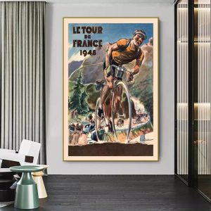 poster vintage del tour de france 1