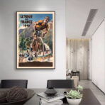 poster vintage del tour de france 1