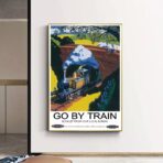 poster del treno vintage 1