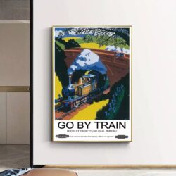 poster del treno vintage 1