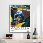 poster del treno vintage 1