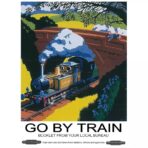 poster del treno vintage 1