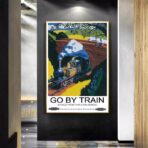 poster del treno vintage 1