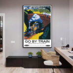 poster del treno vintage 1