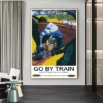 poster del treno vintage 1