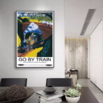 poster del treno vintage 1