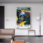 poster del treno vintage 1