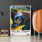 poster del treno vintage 1