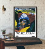 poster del treno vintage 1
