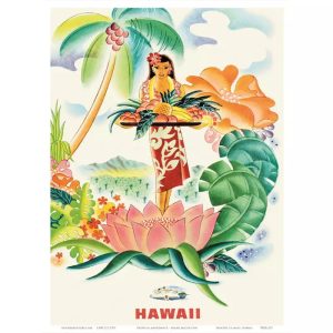 poster vintage tropicale