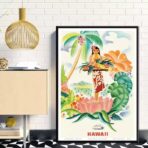 poster vintage tropicale