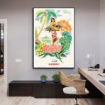 poster vintage tropicale