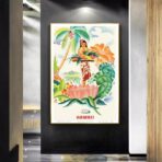 poster vintage tropicale