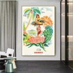 poster vintage tropicale
