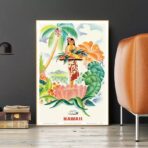 poster vintage tropicale