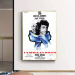 poster una scimmia in inverno