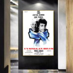 poster una scimmia in inverno