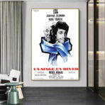 poster una scimmia in inverno
