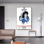 poster una scimmia in inverno