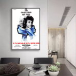 poster una scimmia in inverno