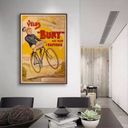 poster di bici vintage
