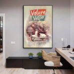 poster vespa vintage