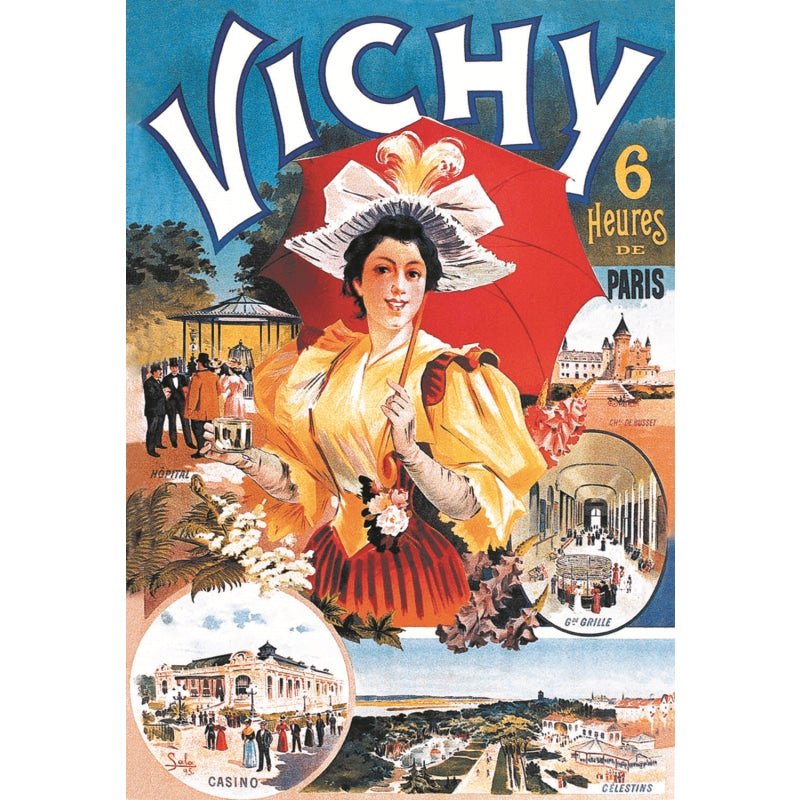 poster vichy vintage 1 poster vichy vintage 1