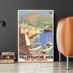 poster villefranche sur mer 2