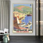 poster villefranche sur mer 2