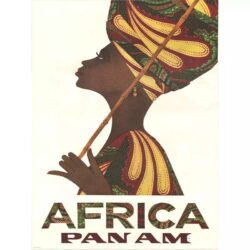 poster vintage africano