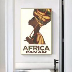 poster vintage africano