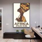 poster vintage africano
