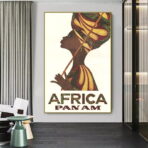 poster vintage africano