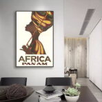 poster vintage africano
