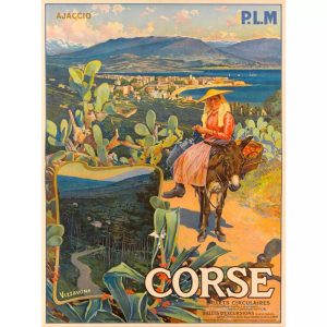 poster vintage ajaccio